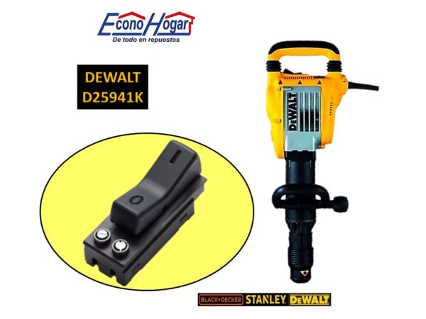 SWITCH DEMOLEDOR 22.5J 12.3kg SDS-MAX DEWALT D25941K