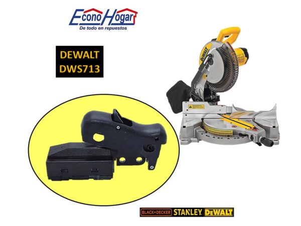 SWITCH SIERRA INGLETADORA 10" 15AMP DEWALT DWS713