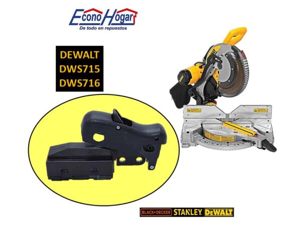 SWITCH SIERRA INGLETADORA 12" 15AMP DEWALT DWS715