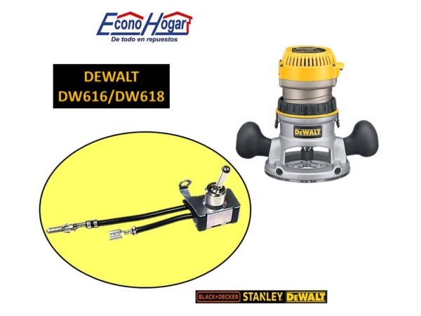SWITCH ROUTER 1-3/4HP DEWALT DW616