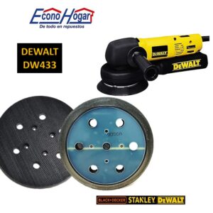 ALMOHADILLA LIJADORA BANDA 6" 530W DEWALT DW443