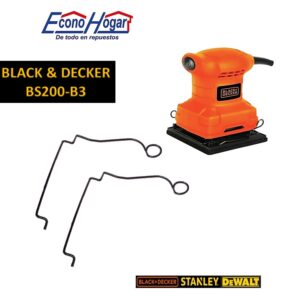ABRAZADERAS DE BASE LIJADORA 1/4" 300W BLACK & DECKER BS200-B3