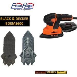 PLACA DE DEDO LIJADORA 1.2AMP BLACK & DECKER BDEMS600