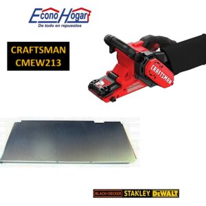 PLACA DE ALMOHADILLA LIJADORA 7.0AMP 3"X21" CRAFTSMAN CMEW213