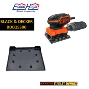 BASE PERFORADOR LIJADORA 1/4" 2AMP BLACK & DECKER BDEQS300