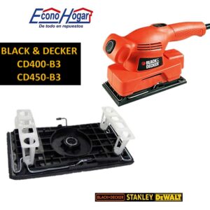 ALMOHADILLA LIJADORA 1/3" 135W BLACK & DECKER CD400-B3