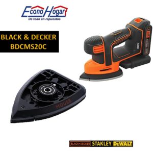 BASE LIJADORA INALAMBRICO 20V BLACK & DECKER BDCMS20C