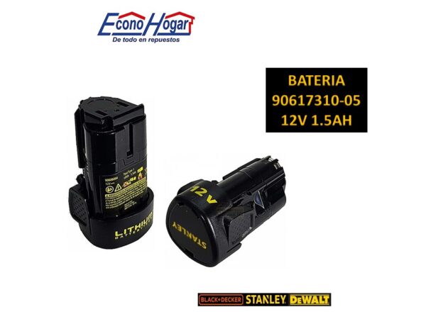 BATERIA STANLEY 12V 1.5AH