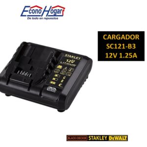 CARGADOR STANLEY 12V 1.25AMP