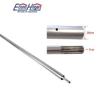 TUBO COMPLETO 26mm X 9estria CORTAGRAMA PARKEL 26cc
