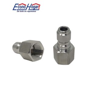 CONECTOR RAPIDO PLUG 1/4CRP X 1/4H HEMBRA