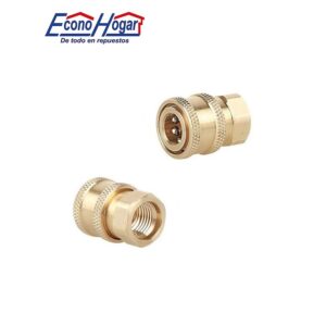 CONECTOR RAPIDO 1/4 X 1/4H HEMBRE(BS-A2-1/4H)