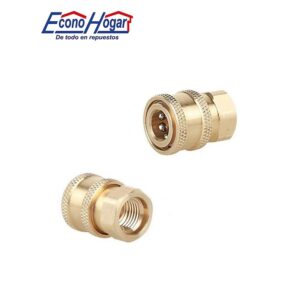 CONECTOR RAPIDO 3/8 X 3/8H HEMBRE(BS-B1-3/8H)