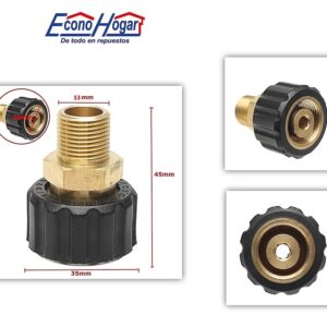 CONECTOR PAPIDO M22-1.5F X 1/4M MACHO