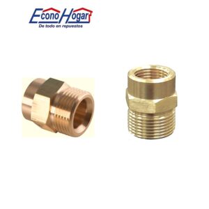 CONECTOR NIPPLER M22-1.5F X 3/8H HEMBRA