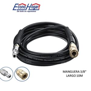 MANGUERA HIDROLAVADORA 3/8" 10M 3/8 CRH X 3/8CRP