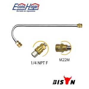 LANZA METAL TIPO U HIDROLAVADORA GASOLINA