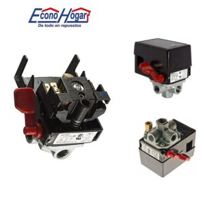 SWITCH DE PRESION COMPRESOR DE AIRE DEWALT D26611 2 TERMINALES