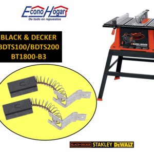 BROCHA CARBON SIERRA DE MESA 10" BLACK & DECKER BDTS100