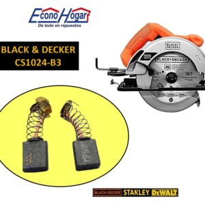 BROCHA CARBON SIERRA CIRCULAR 7-1/4" BLACK & DECKER CS1024-B3