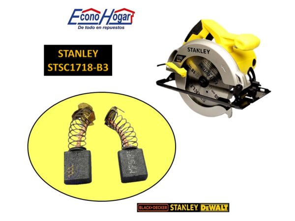 BROCHA CARBON SIERRA CIRCULAR 7-1/4" STANLEY STSC1718-B3