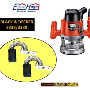BROCHA CARBON ROUTER 1-3/4" BLACK & DECKER 3338