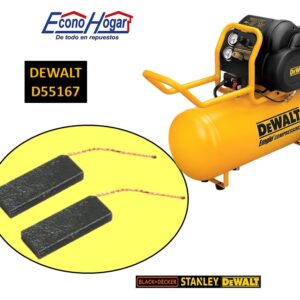 BROCHA CARBON COMPRESOER DE AIRE DEWALT D55167
