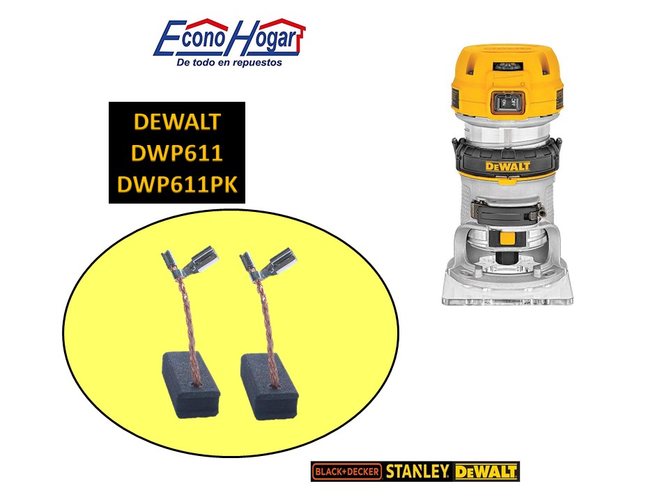 DeWalt OEM N075229 Router Base Assembly – For DWP611PK & DWP611 Compact Routers