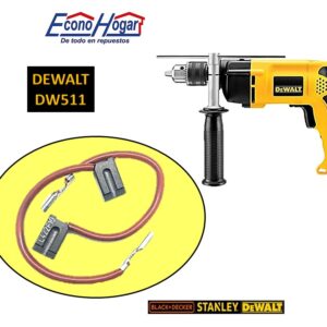 BROCHA CARBON TALADRO PERCUTOR DEWALT 1/2" DW511