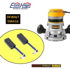 BROCHA CARBON ROUTER DEWALT DW616