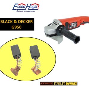 BROCHA CARBON FLEXIBLE BLACK & DECKER 4-1/2" G950
