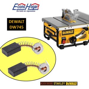 BROCHA CARBON SIERRA DE MESA DEWALT 10" DW745