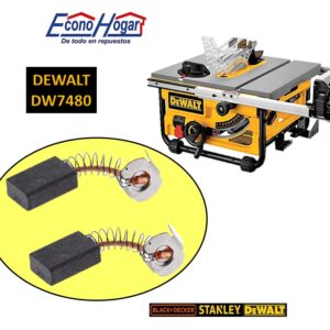 BROCHA CARBON SIERRA DE MESA DEWALT 10" DW7480