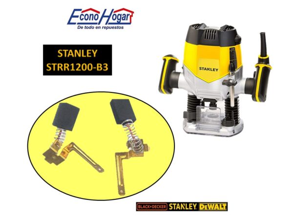 BROCHA CARBON ROUTER STANLEY STRR1200-B3