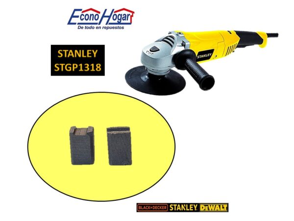 BROCHA CARBON PULIDORA STANLEY 7" STGP1318