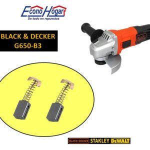 BROCHA CARBON FLEXIBLE BLACK & DECKER 4-1/2" G650-B3