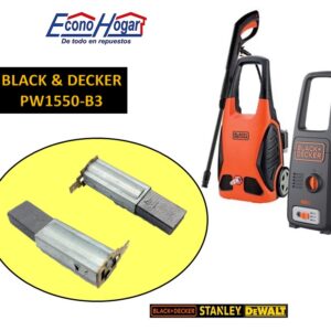 BROCHA CARBON HIDROLAVADORA ELECTRICA BLACK & DECKER PW1500-B3