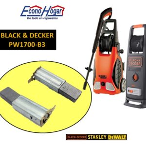 BROCHA CARBON HIDROLAVADORA ELECTRICA BLACK & DECKER PW1700-B3