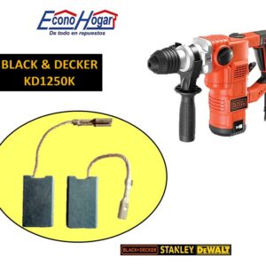 BROCHA CARBON ROTOMARTILLO BLACK & DECKER KD1250K