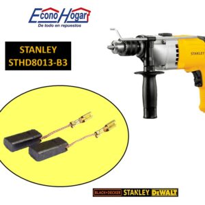 BROCHA CARBON TALADRO PERCUTO STANLEY 1/2" STHD8013-B3