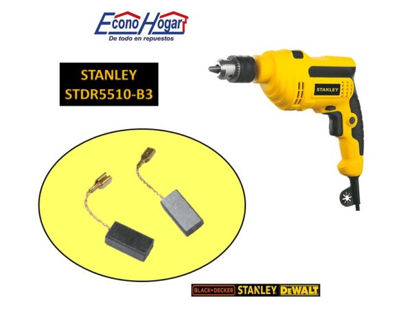 BROCHA CARBON TALADRO STANLEY 3/8" STDR5510-B3