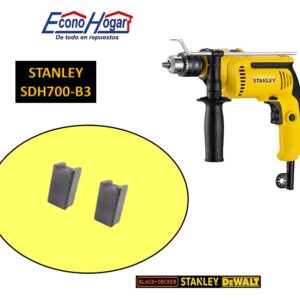 BROCHA CARBON TALADRO STANLEY PERCUTO 1/2" SDH700-B3