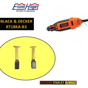 BROCHA CARBON TRIMMER BLACK & DECKER RT18KA-B3