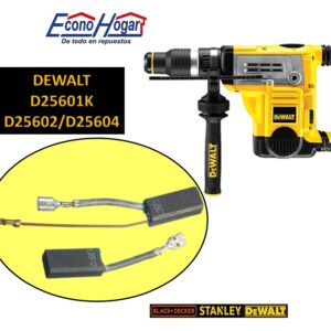 BROCHA CARBON ROTOMARTILLO CINCELADOR SDS MAX 1-3/4" DEWALT D25601K