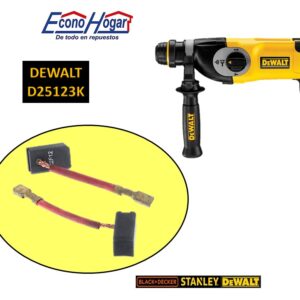 BROCHA CARBON ROTOMARTILLO COMBINADO SDS PLUS DEWALT D25123K
