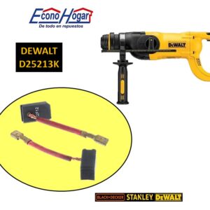 BROCHA CARBON ROTOMARTILLO COMBINADO SDS PLUS DEWALT D25213K