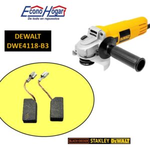 BROCHA CARBON FLEXIBLE 4-1/2" DEWALT DWE4118-B3