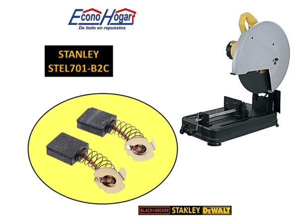 BROCHA CARBON TRONZADORA 14" STANLEY STEL701-B2C
