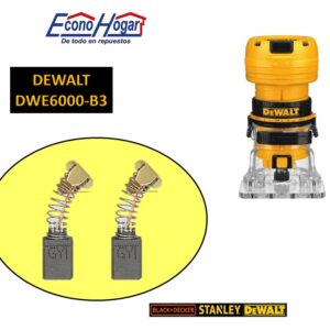 BROCHA CARBON ROUTER DEWALT DWE6000-B3