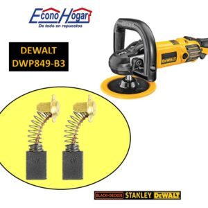BROCHA CARBON PULIDORA 7" DEWALT DWP849-B3